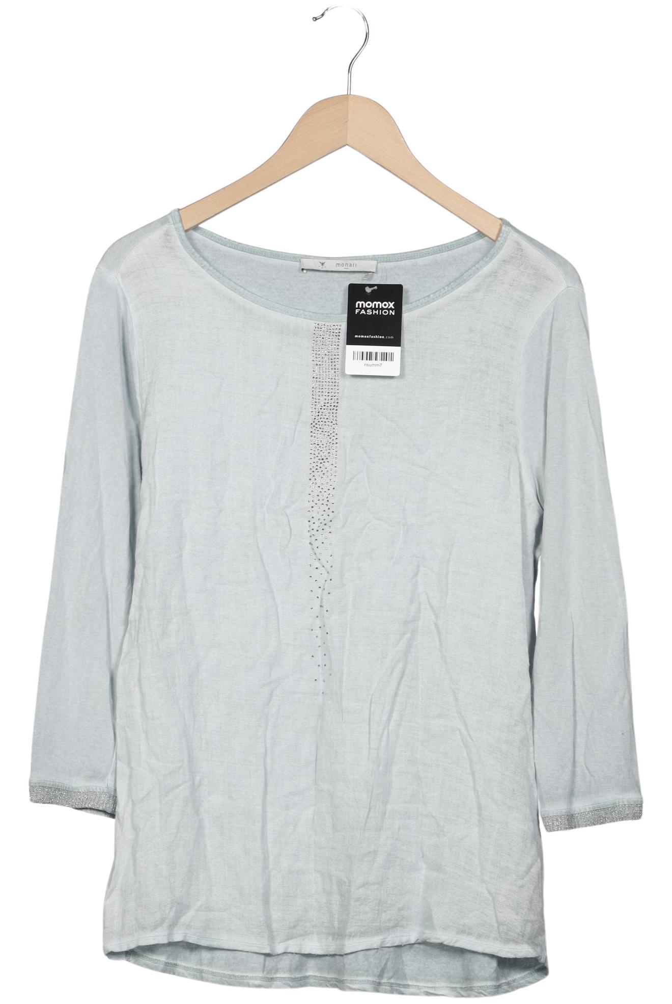 

monari Damen Langarmshirt, türkis, Gr. 38