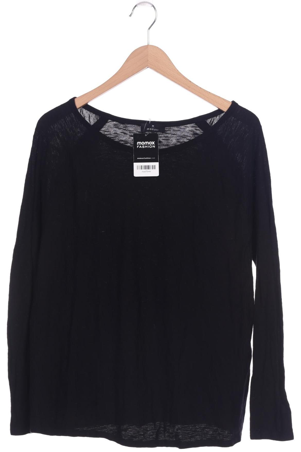 

monari Damen Langarmshirt, schwarz, Gr. 44