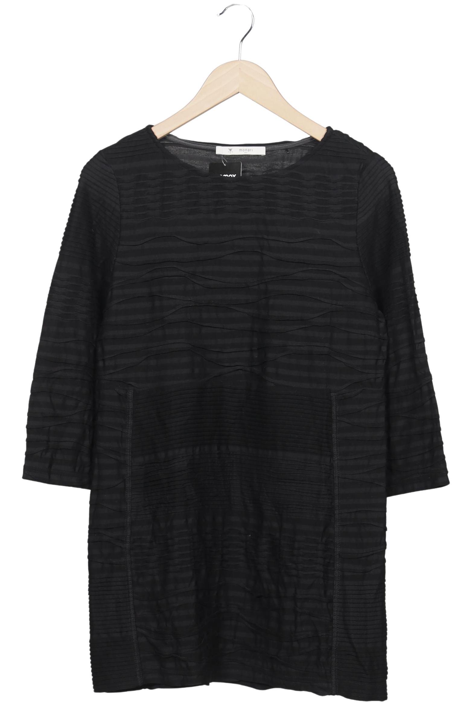 

monari Damen Langarmshirt, schwarz, Gr. 44