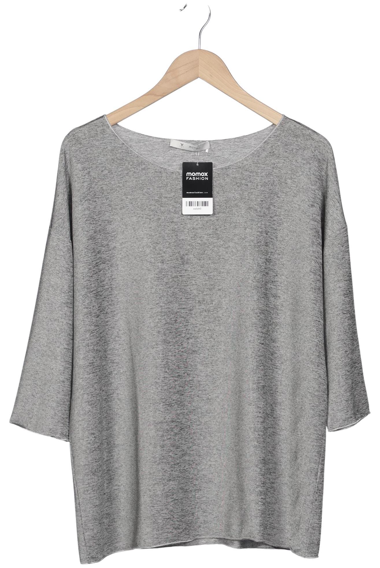 

monari Damen Langarmshirt, grau, Gr. 44