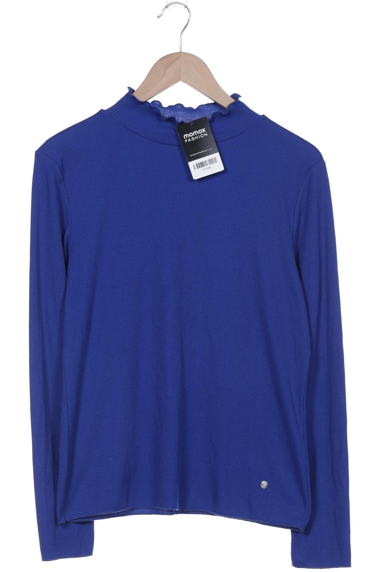 

monari Damen Langarmshirt, blau, Gr. 42