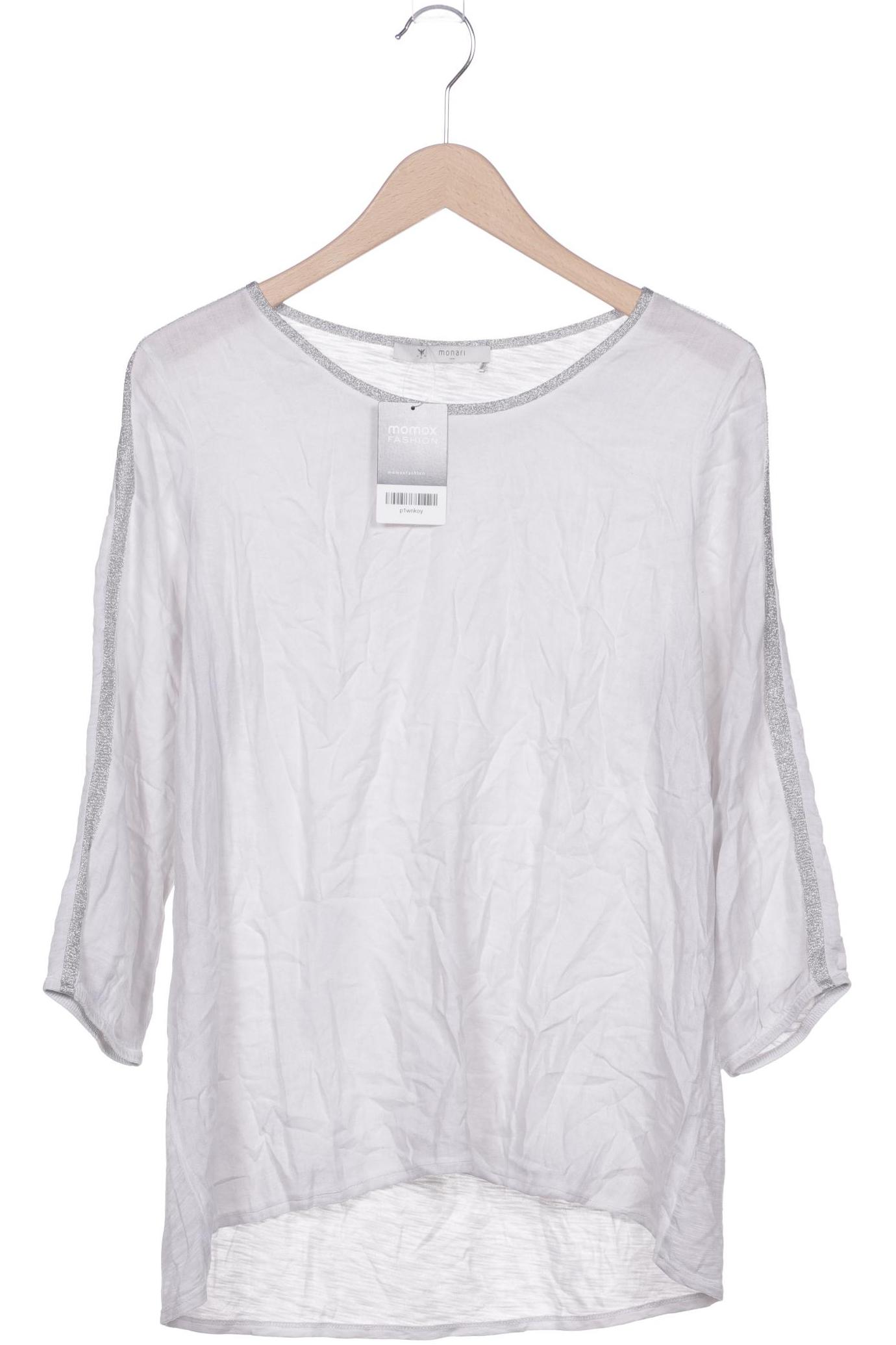 

monari Damen Langarmshirt, grau, Gr. 44
