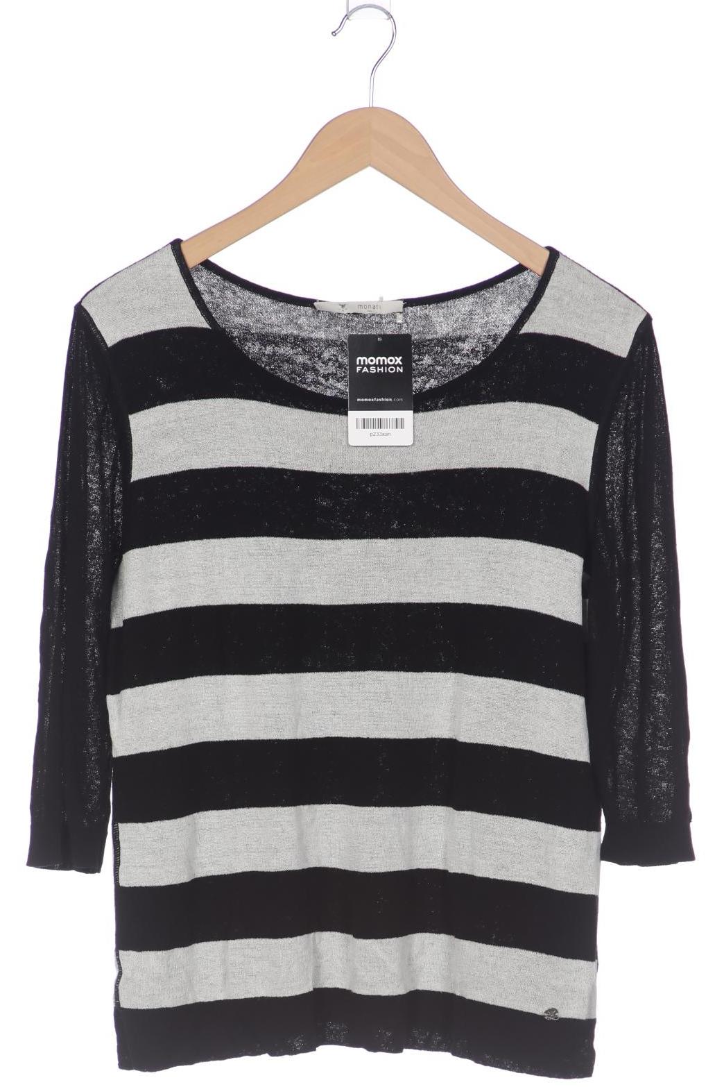 

monari Damen Langarmshirt, schwarz, Gr. 42