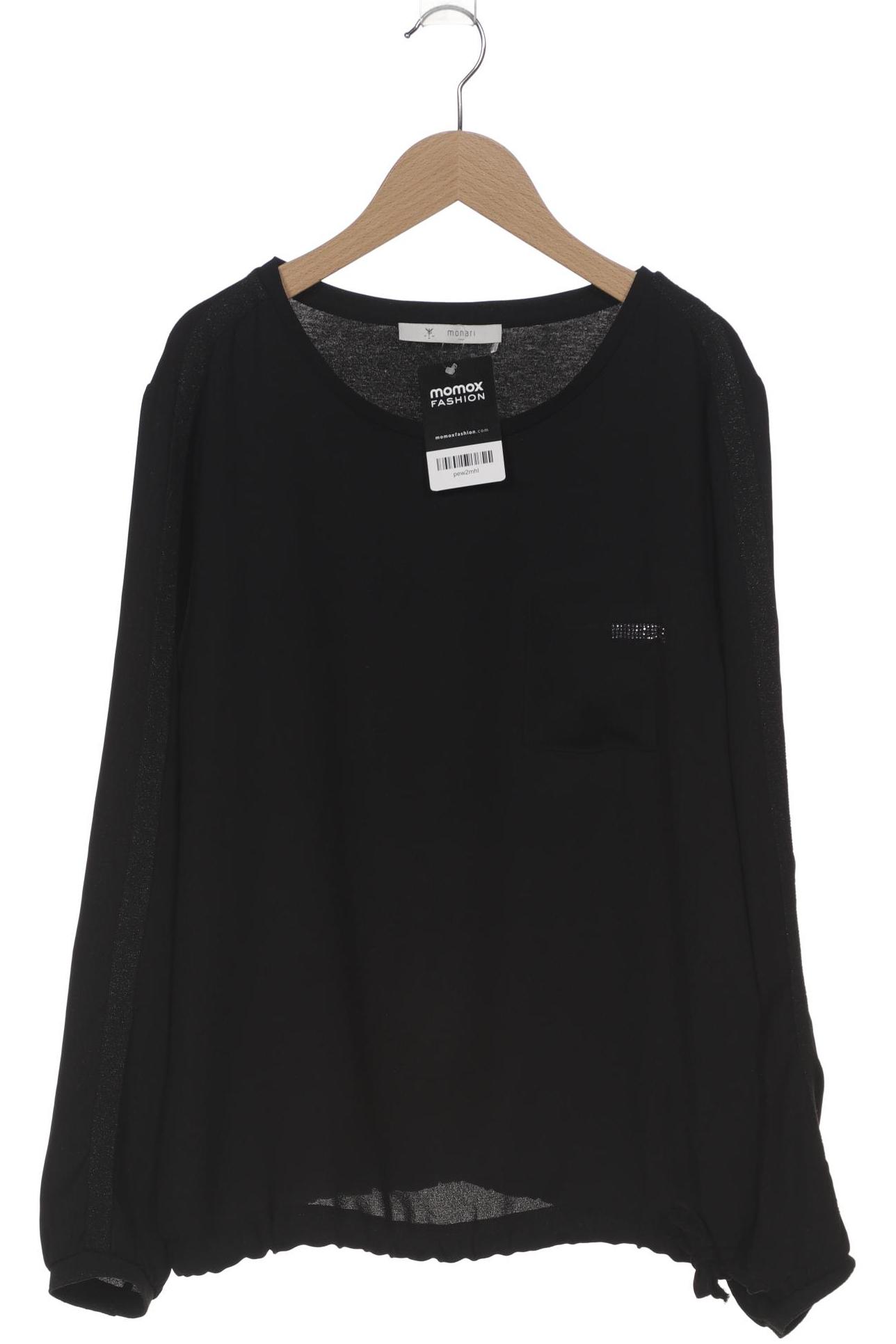 

monari Damen Langarmshirt, schwarz, Gr. 40