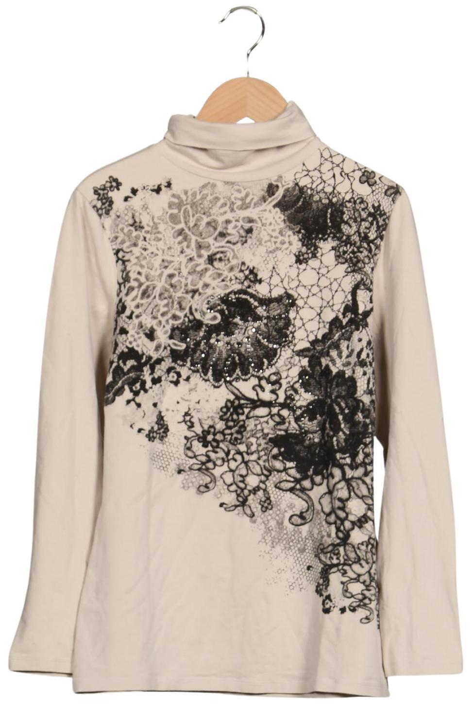 

monari Damen Langarmshirt, beige, Gr. 38