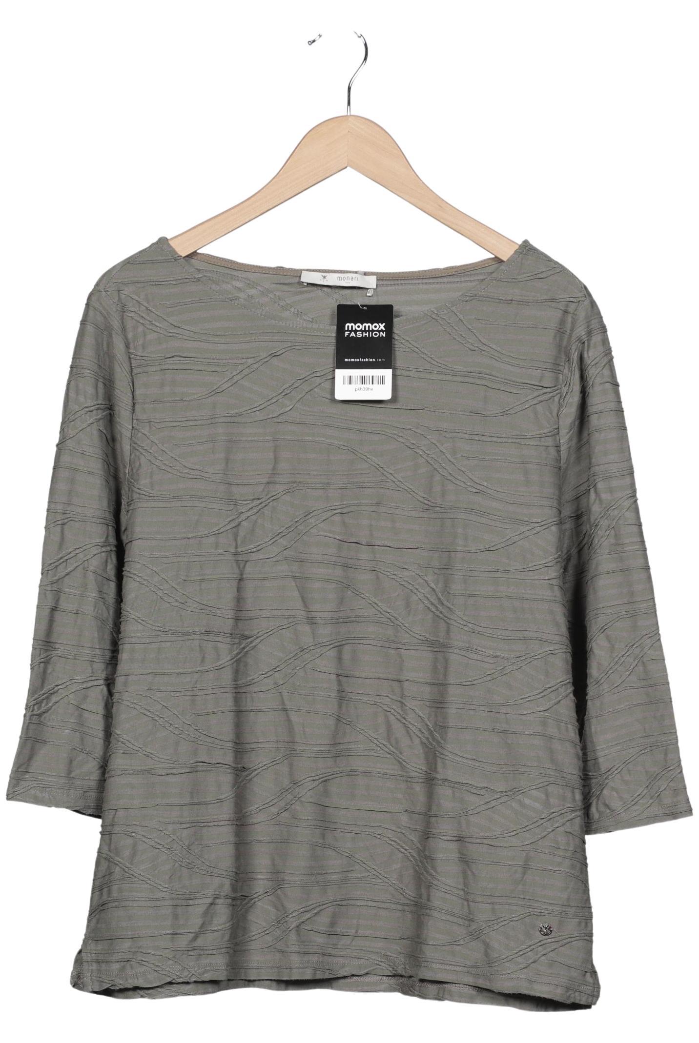 

monari Damen Langarmshirt, grün, Gr. 44