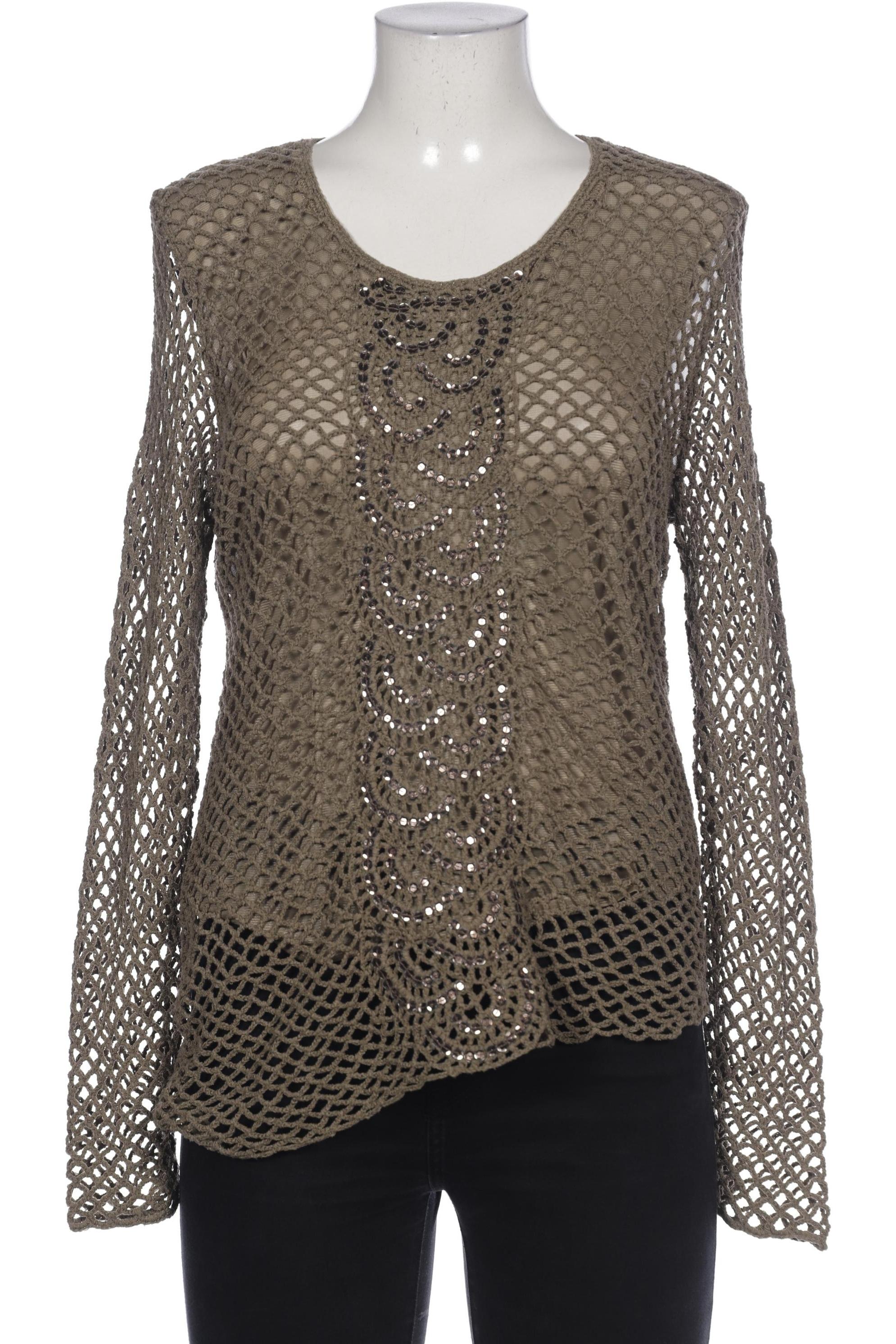 

monari Damen Langarmshirt, grün, Gr. 42