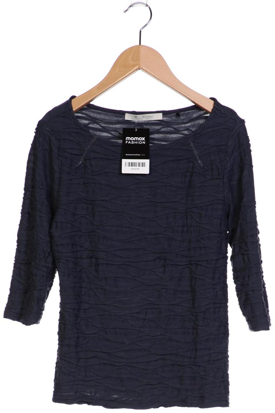

monari Damen Langarmshirt, marineblau, Gr. 32