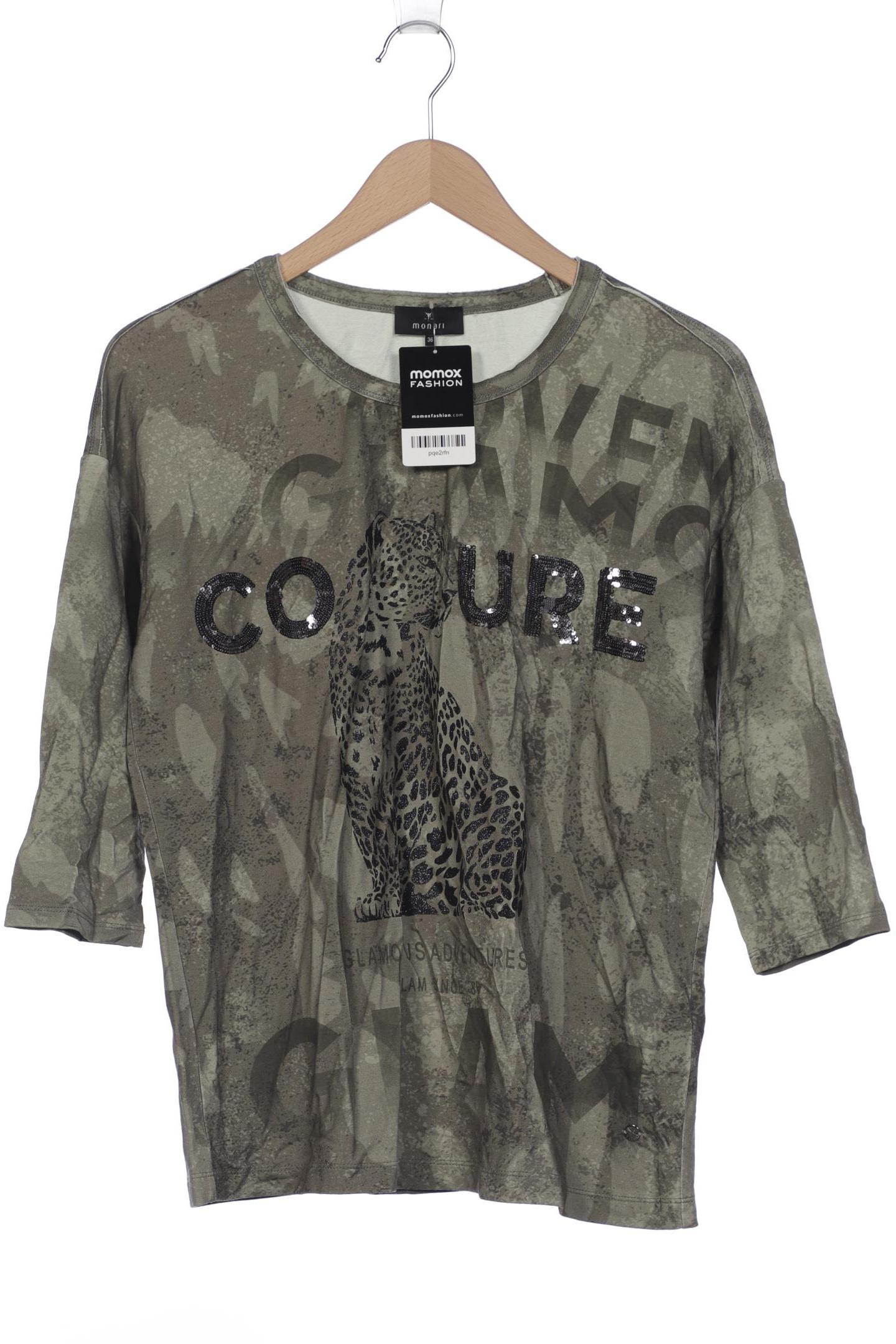 

monari Damen Langarmshirt, grün, Gr. 36