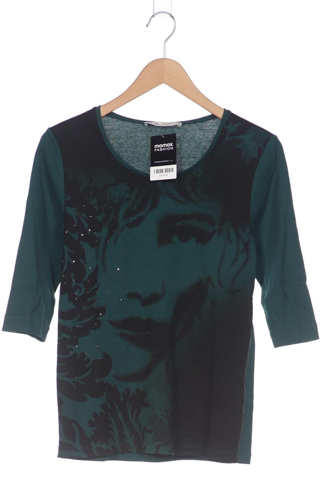 

monari Damen Langarmshirt, grün, Gr. 40