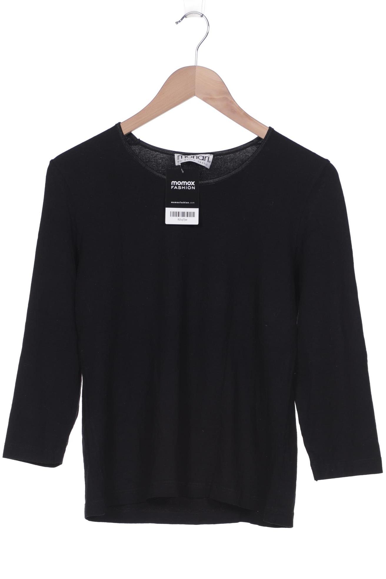 

monari Damen Langarmshirt, schwarz