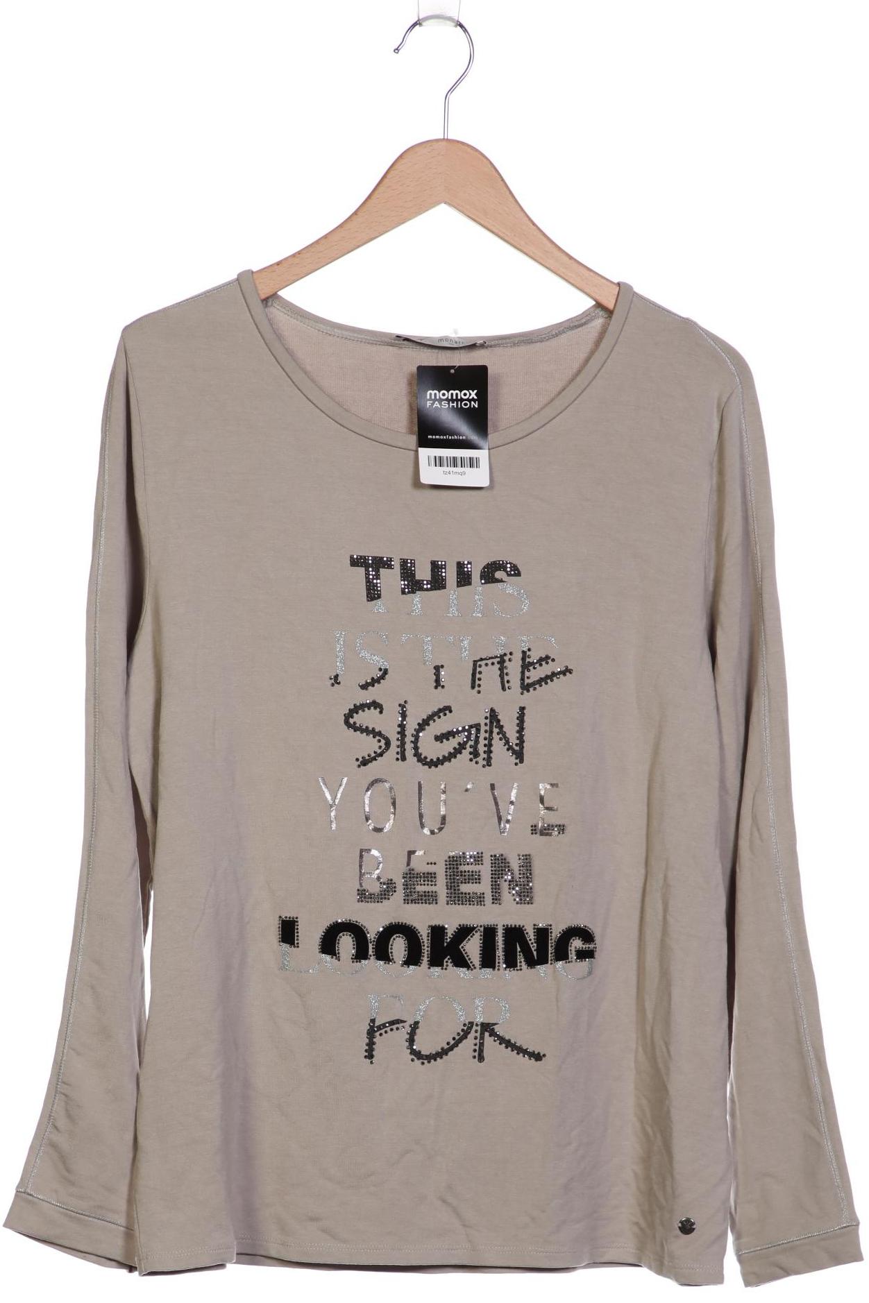 

monari Damen Langarmshirt, grau, Gr. 46