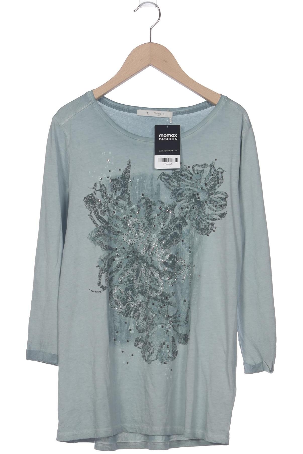 

monari Damen Langarmshirt, türkis, Gr. 38