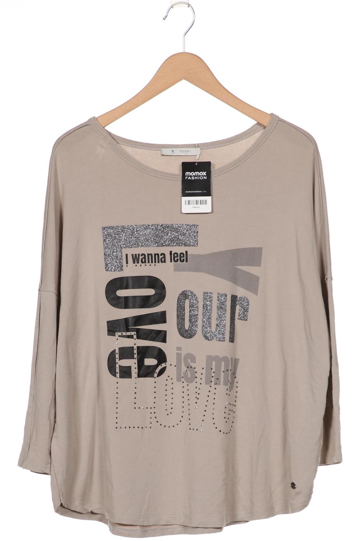 

monari Damen Langarmshirt, beige