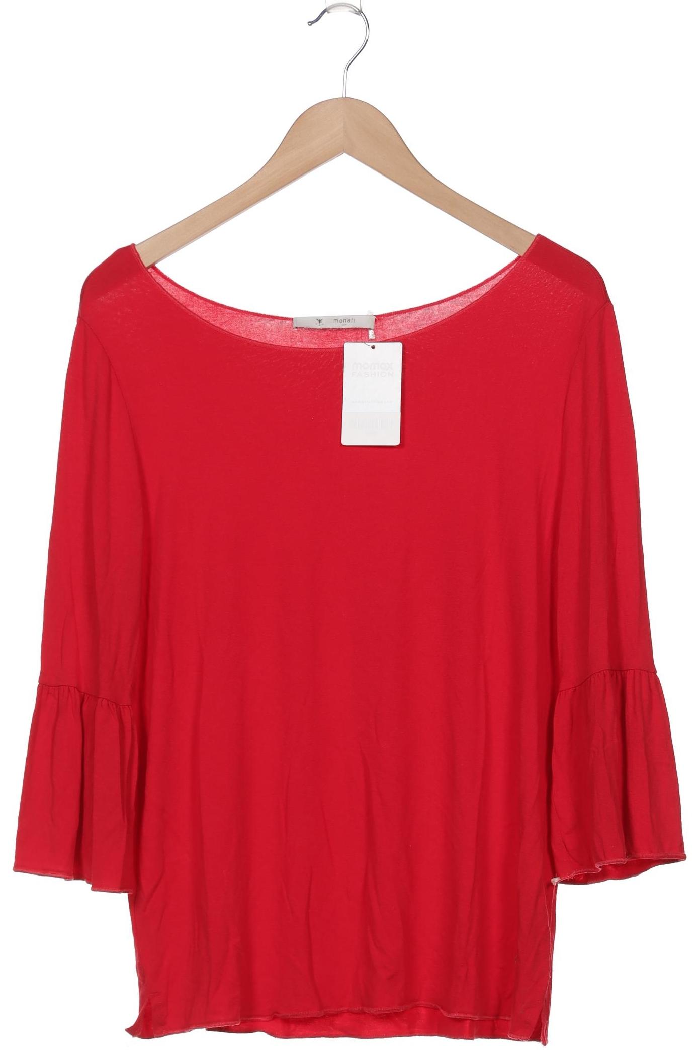 

monari Damen Langarmshirt, rot, Gr. 40