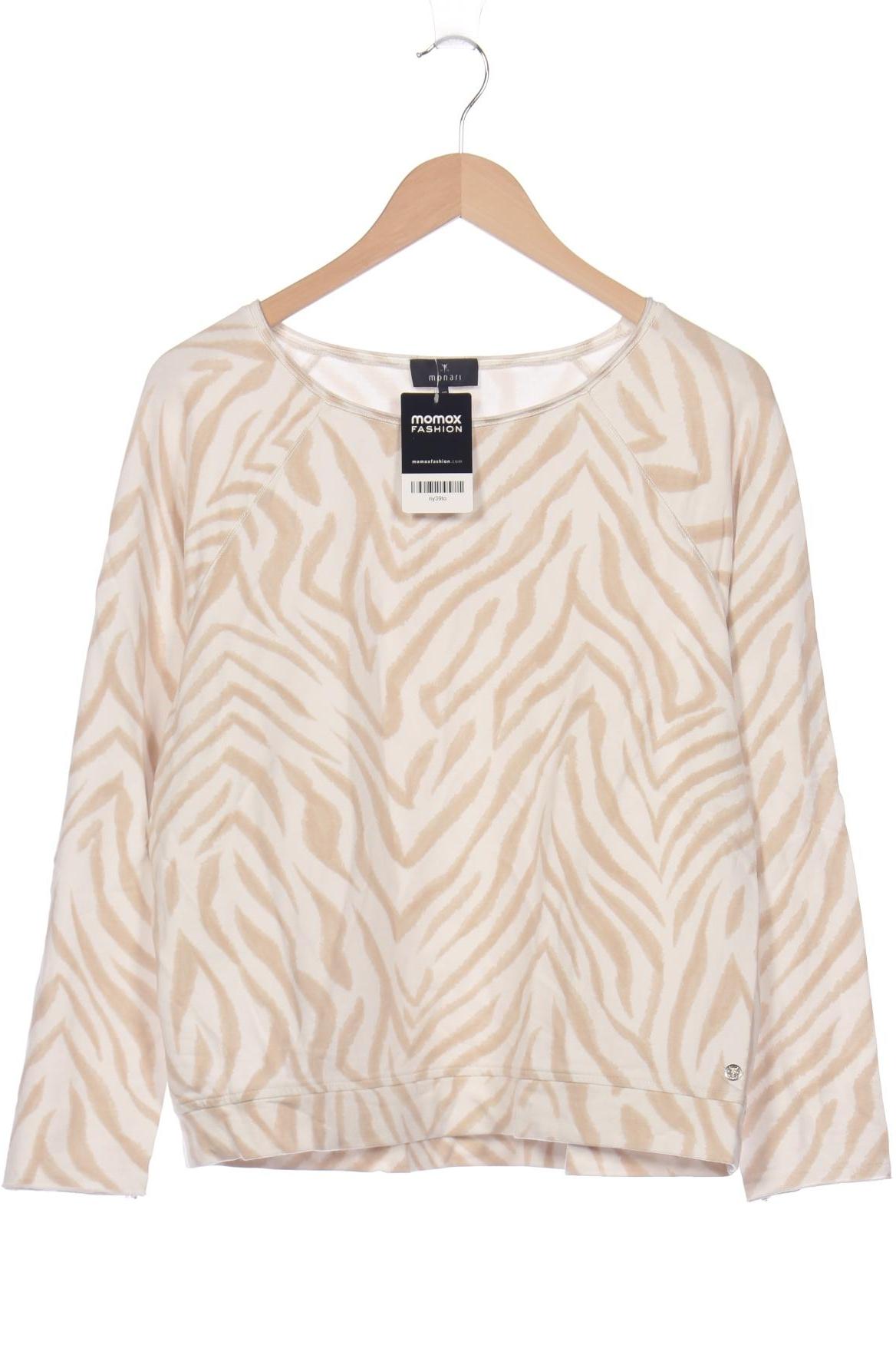 

monari Damen Langarmshirt, beige, Gr. 40