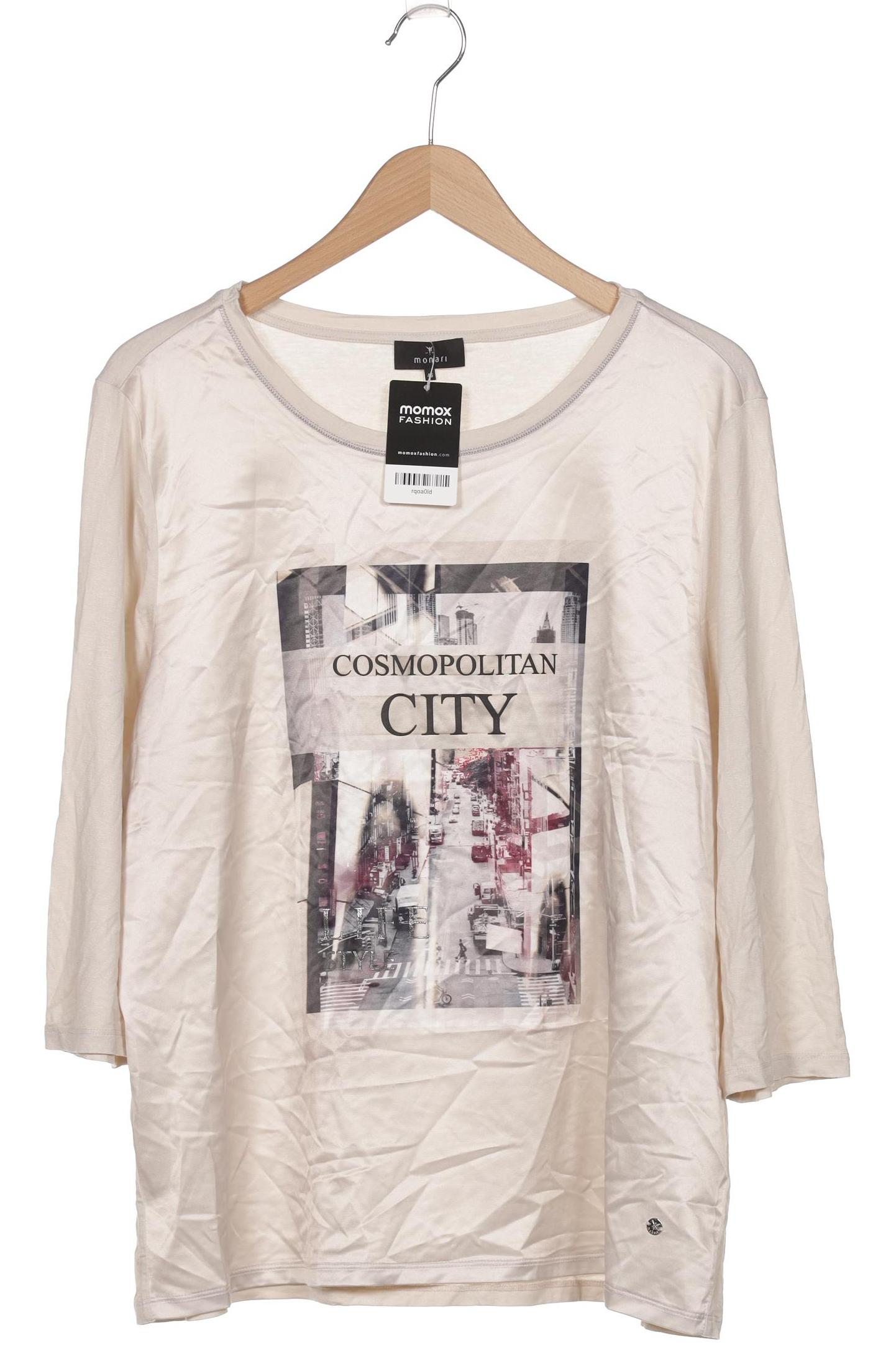 

monari Damen Langarmshirt, beige, Gr. 46