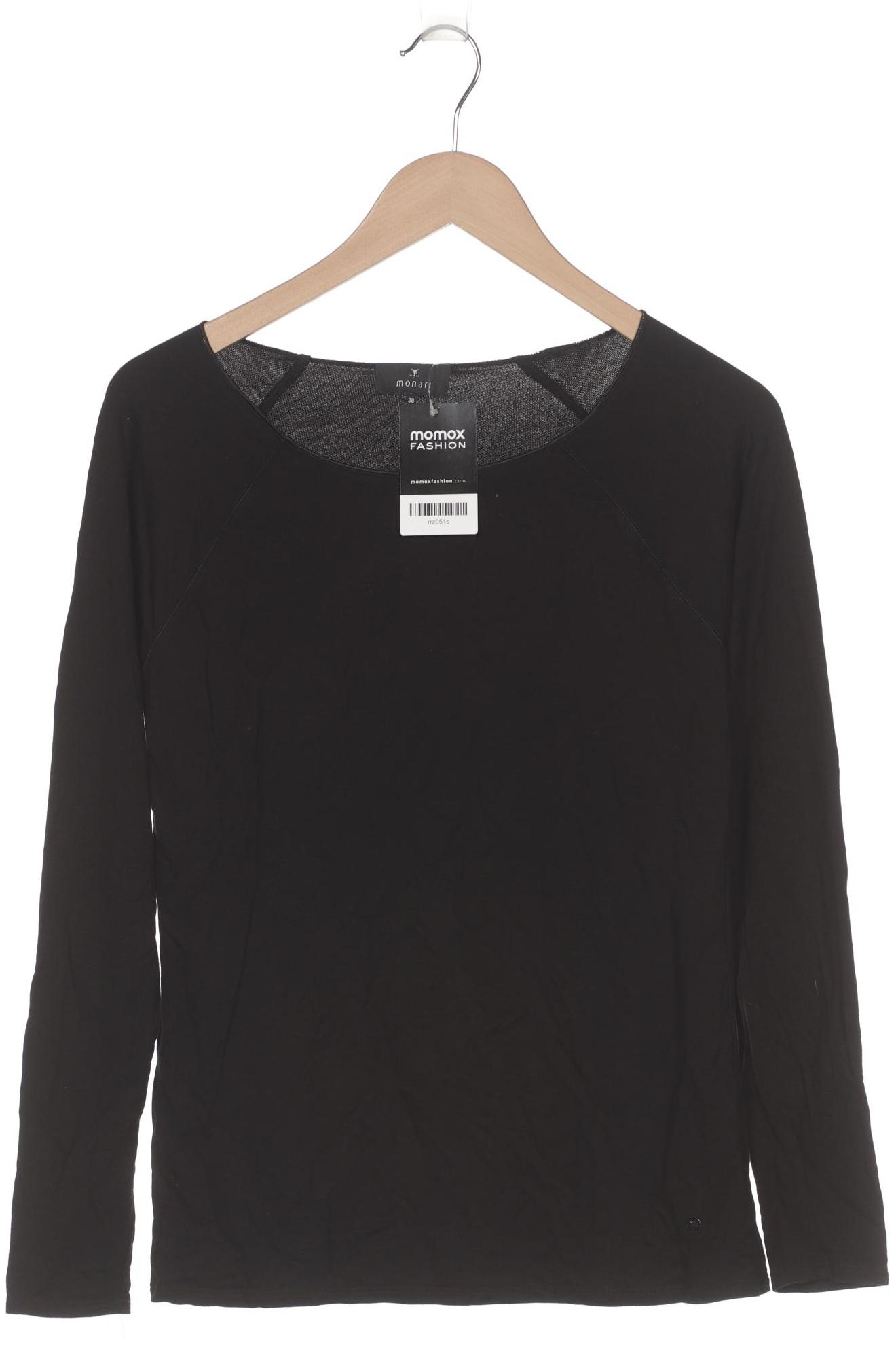 

monari Damen Langarmshirt, schwarz, Gr. 38