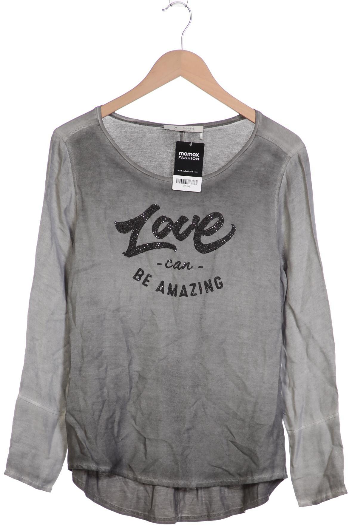 

monari Damen Langarmshirt, grau