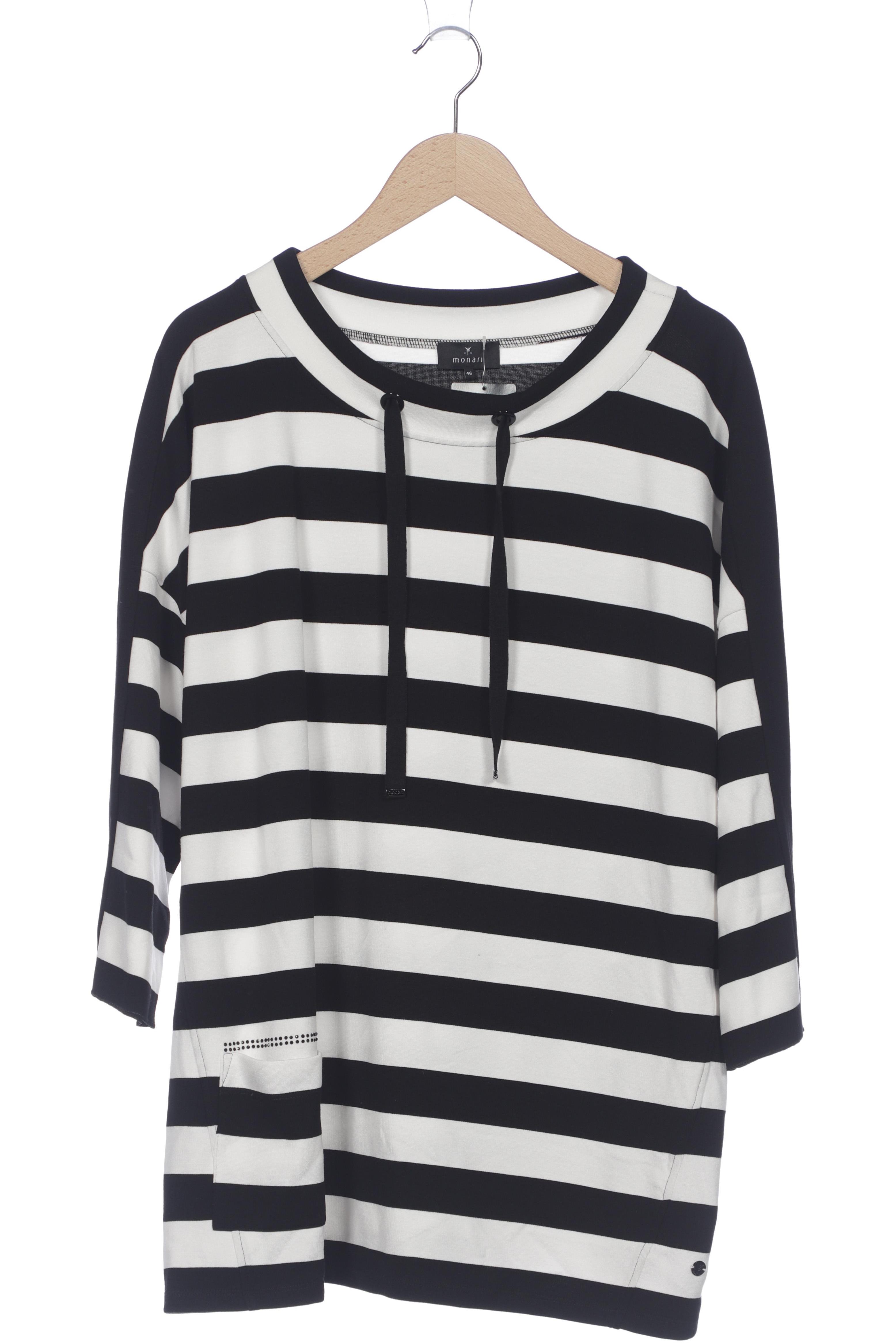 

monari Damen Langarmshirt, schwarz, Gr. 46