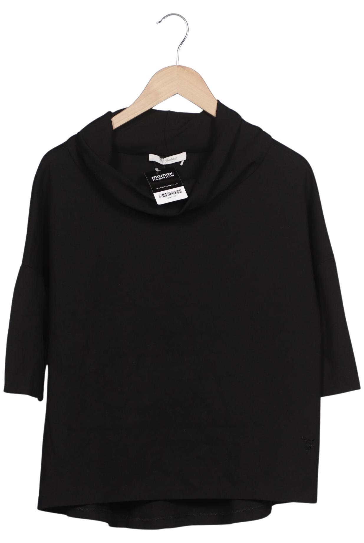 

monari Damen Langarmshirt, schwarz, Gr. 40