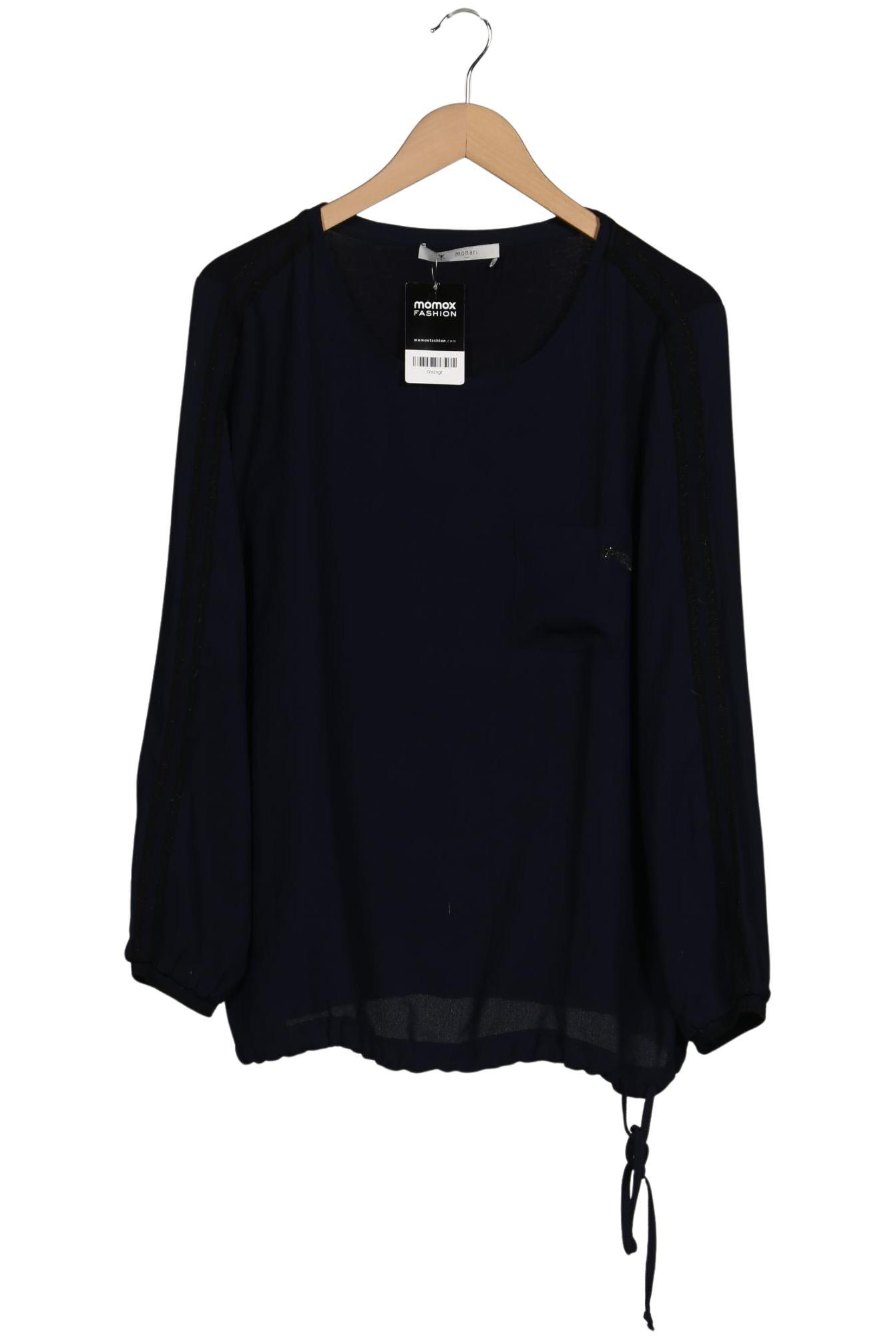 

monari Damen Langarmshirt, marineblau, Gr. 46