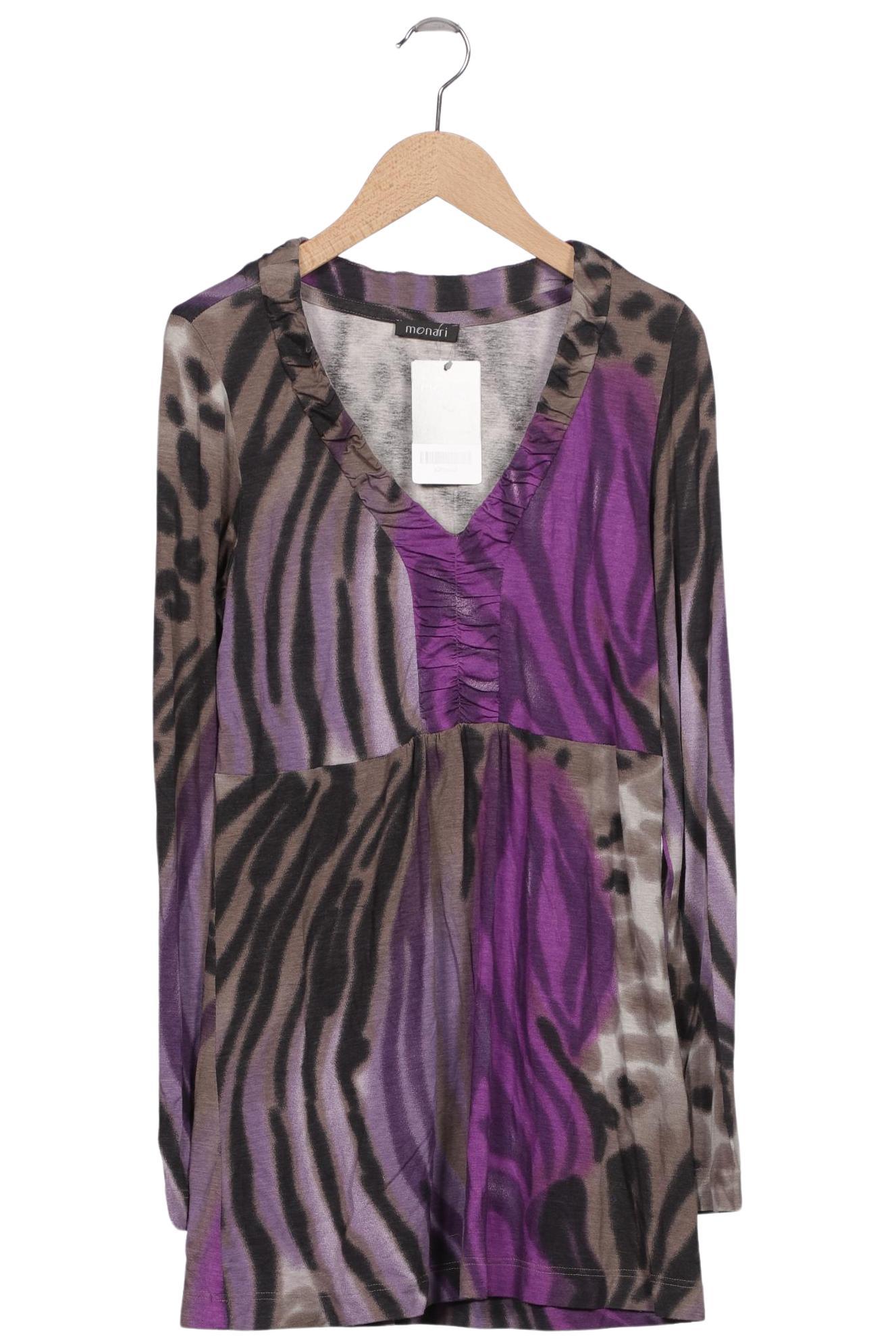 

monari Damen Langarmshirt, flieder, Gr. 36