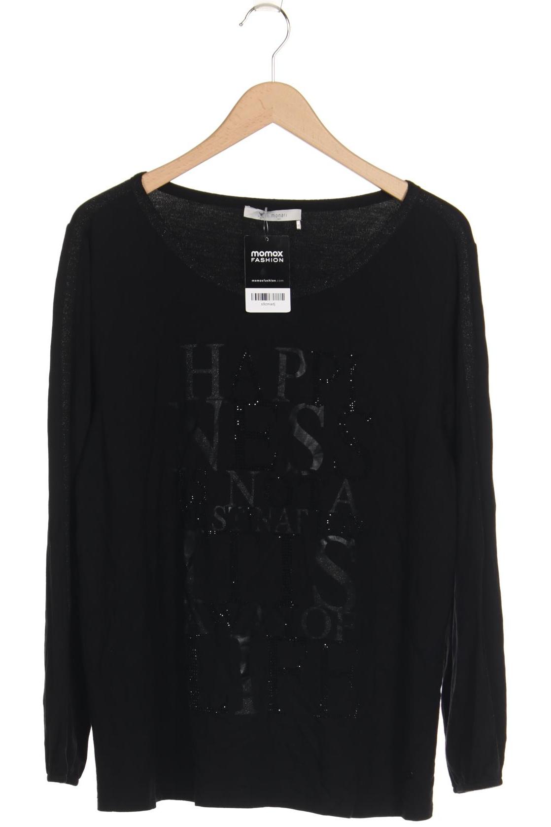

monari Damen Langarmshirt, schwarz, Gr. 44