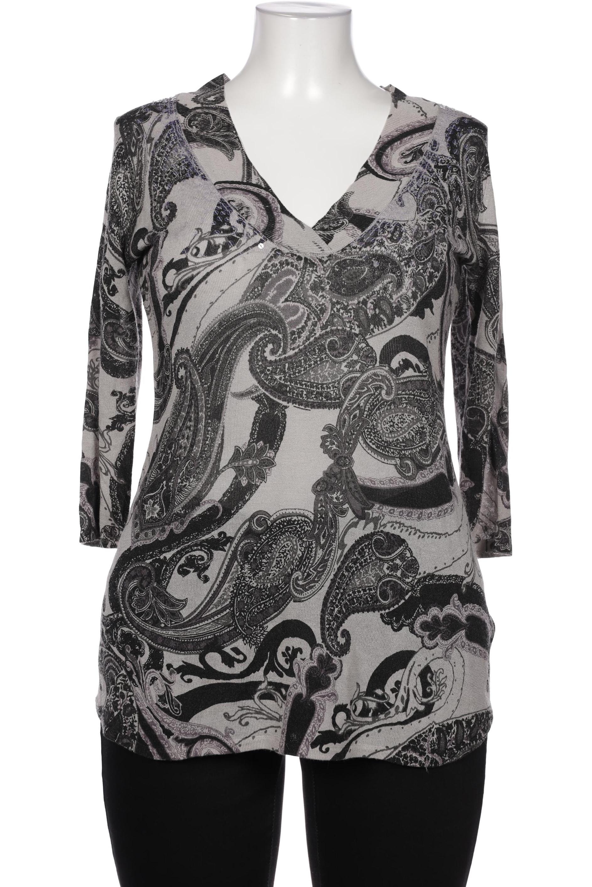 

monari Damen Langarmshirt, grau, Gr. 40