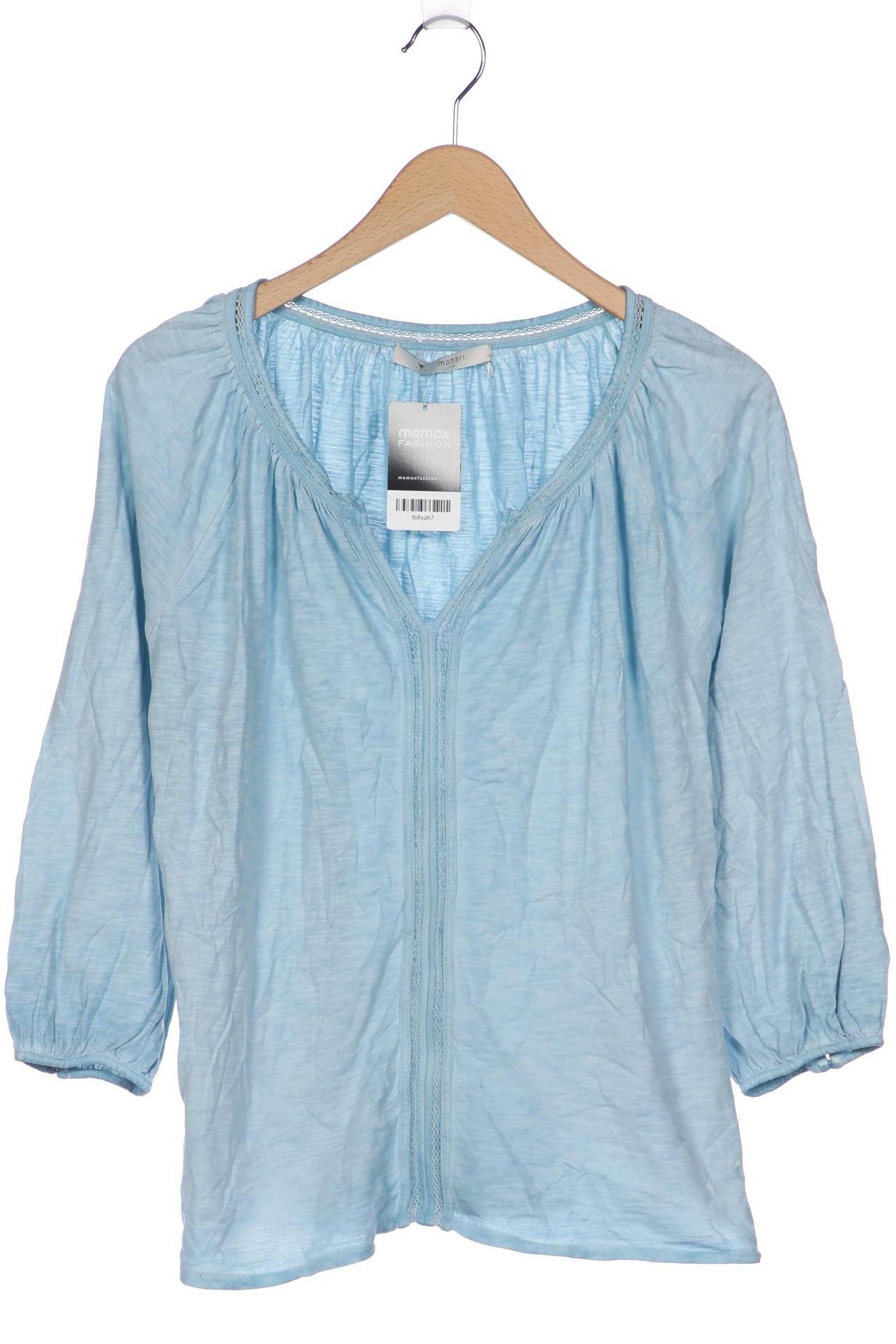 

monari Damen Langarmshirt, hellblau, Gr. 42