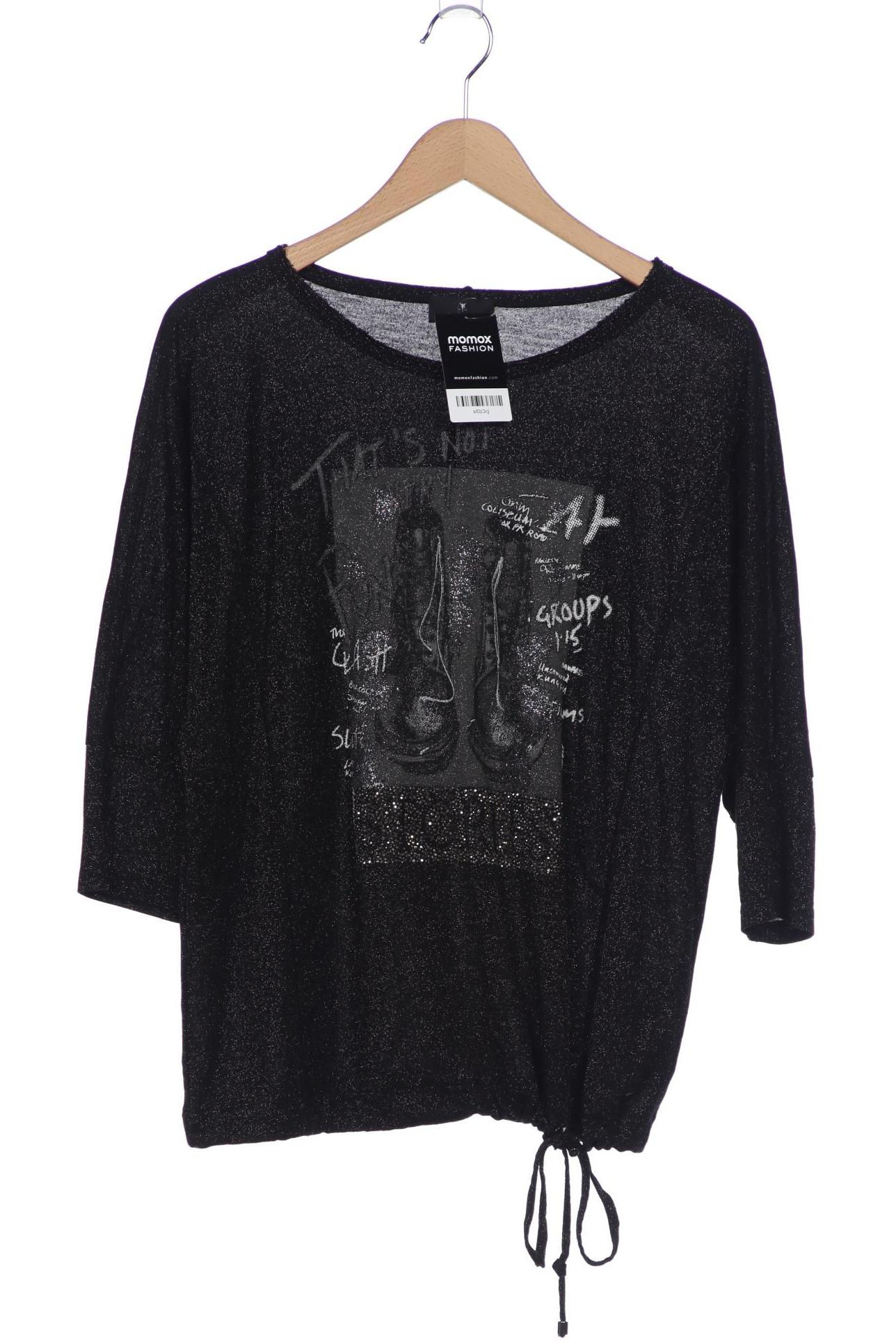 

monari Damen Langarmshirt, schwarz, Gr. 42