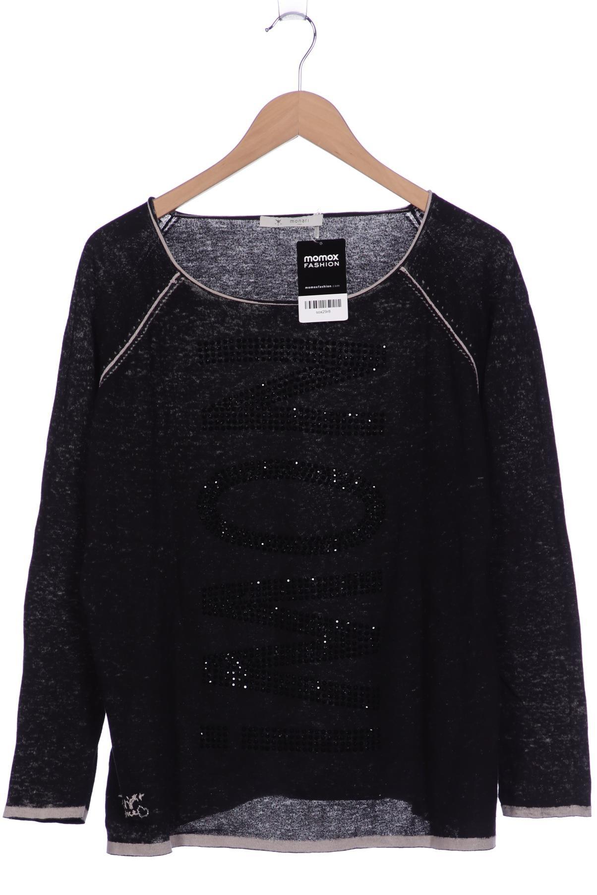 

monari Damen Langarmshirt, schwarz, Gr. 44
