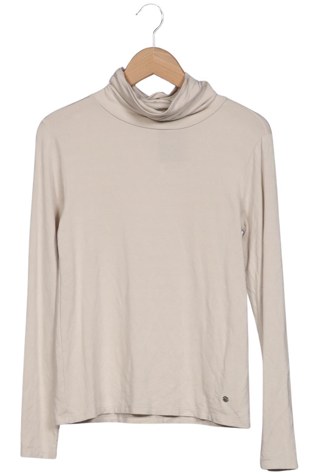 

monari Damen Langarmshirt, beige, Gr. 36