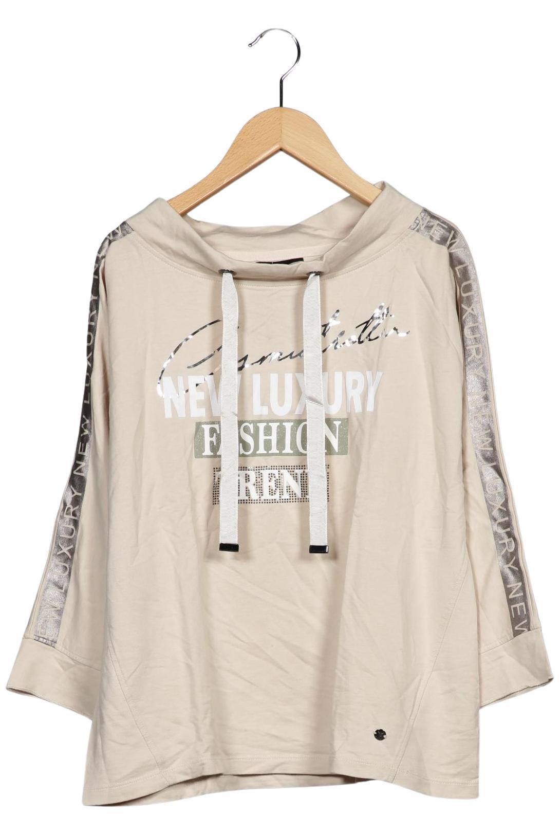 

monari Damen Langarmshirt, beige, Gr. 38