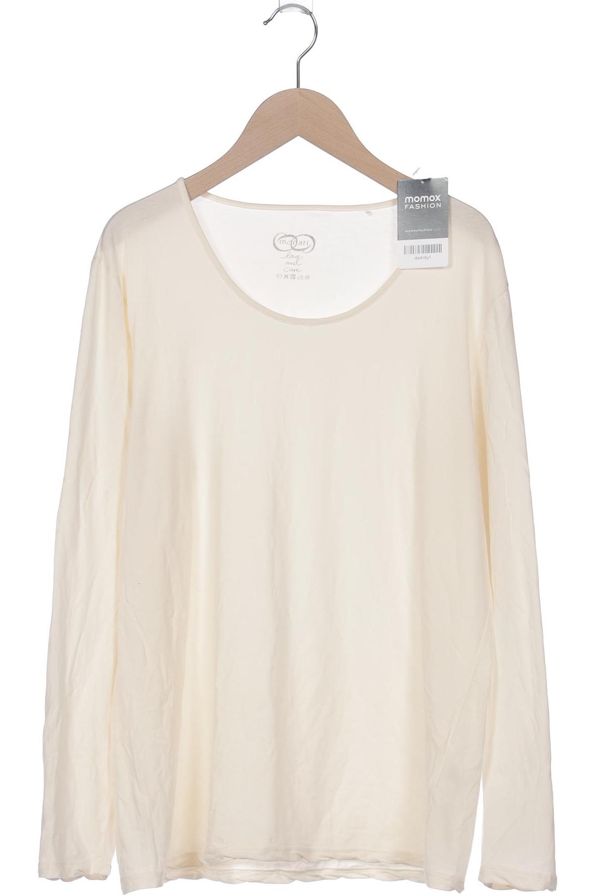 

monari Damen Langarmshirt, cremeweiß, Gr. 46