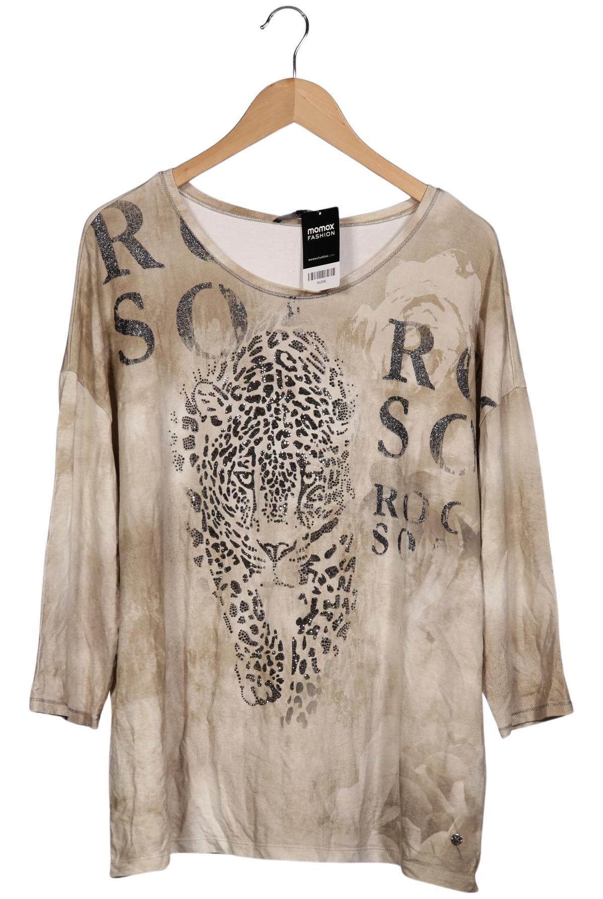 

monari Damen Langarmshirt, beige, Gr. 46