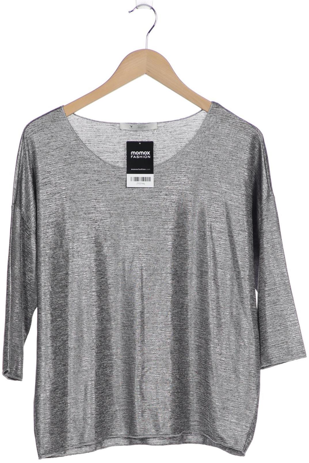 

monari Damen Langarmshirt, silber