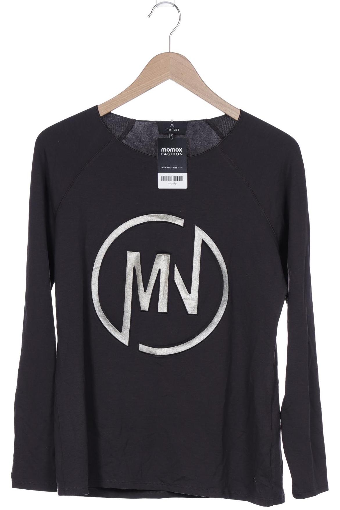 

monari Damen Langarmshirt, braun, Gr. 40