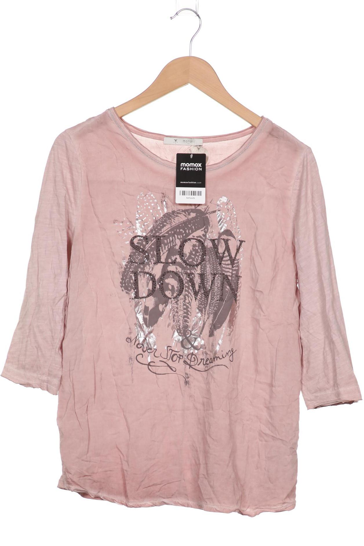 

monari Damen Langarmshirt, pink, Gr. 40