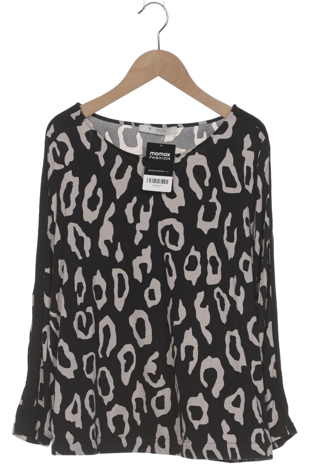 

monari Damen Langarmshirt, schwarz, Gr. 38