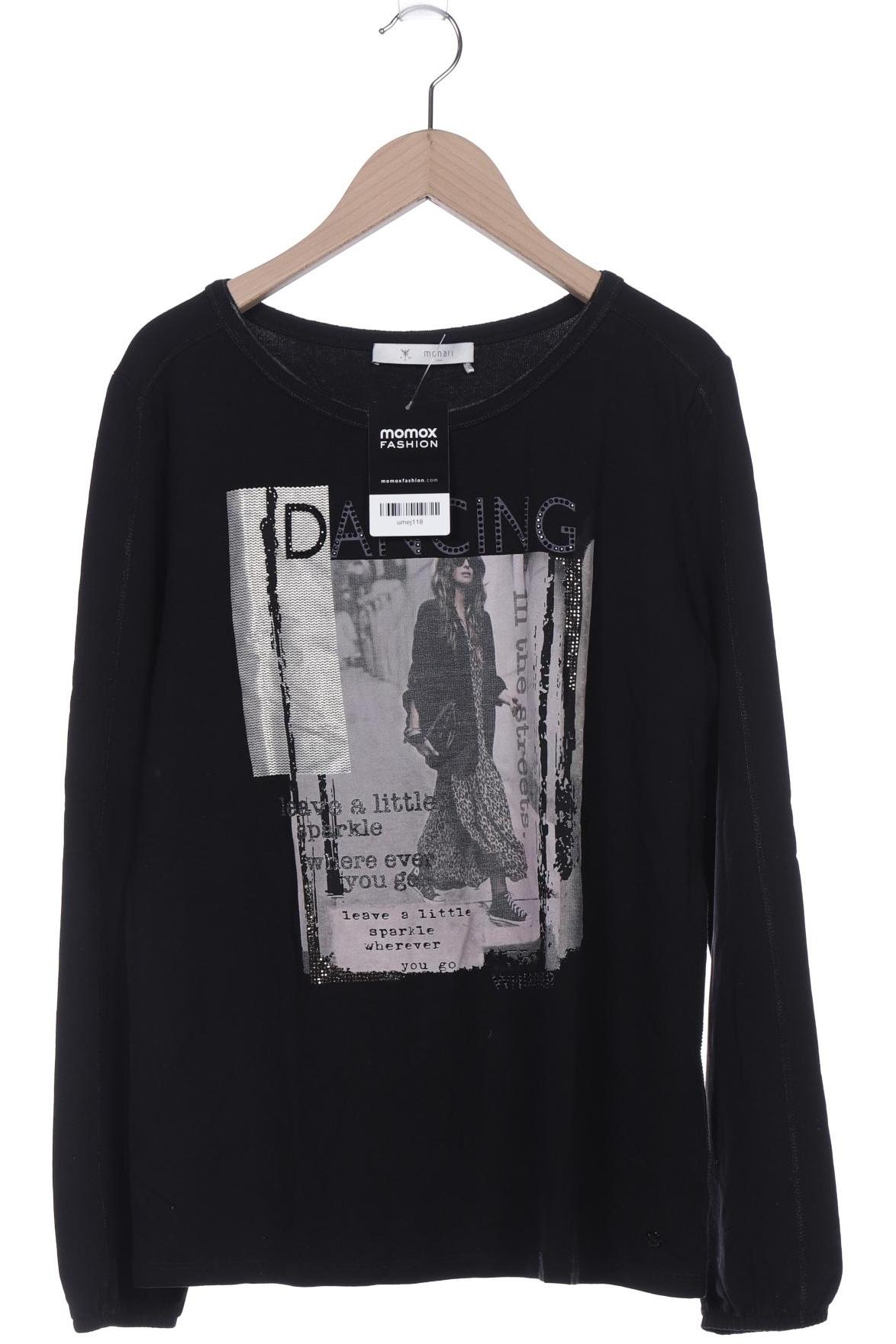 

monari Damen Langarmshirt, schwarz, Gr. 38