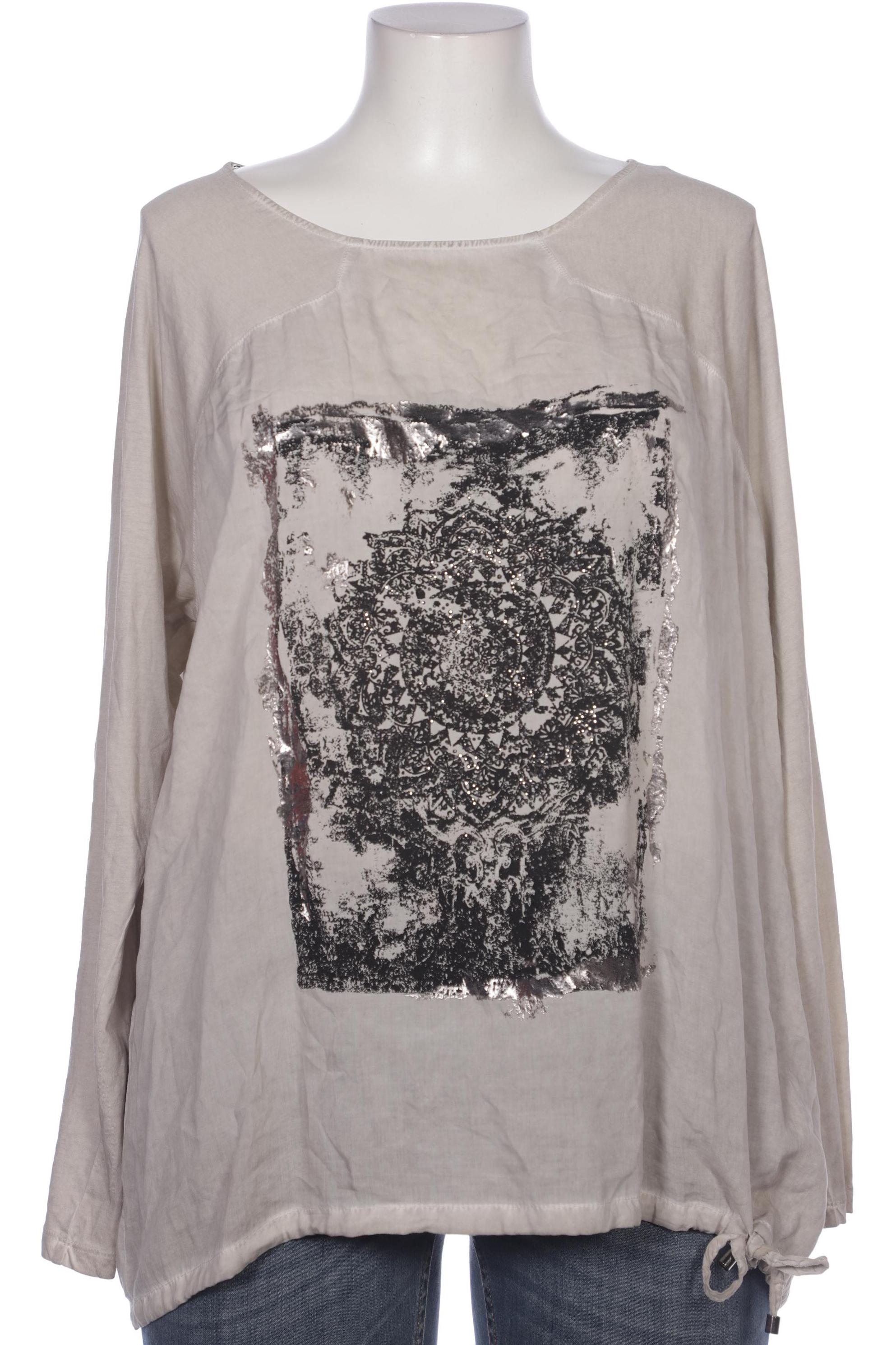 

monari Damen Langarmshirt, grau, Gr. 46
