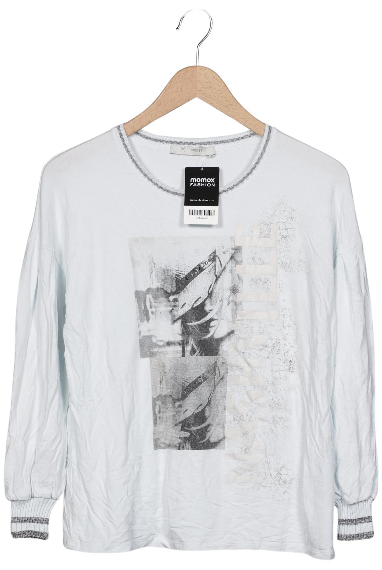 

monari Damen Langarmshirt, hellblau, Gr. 38