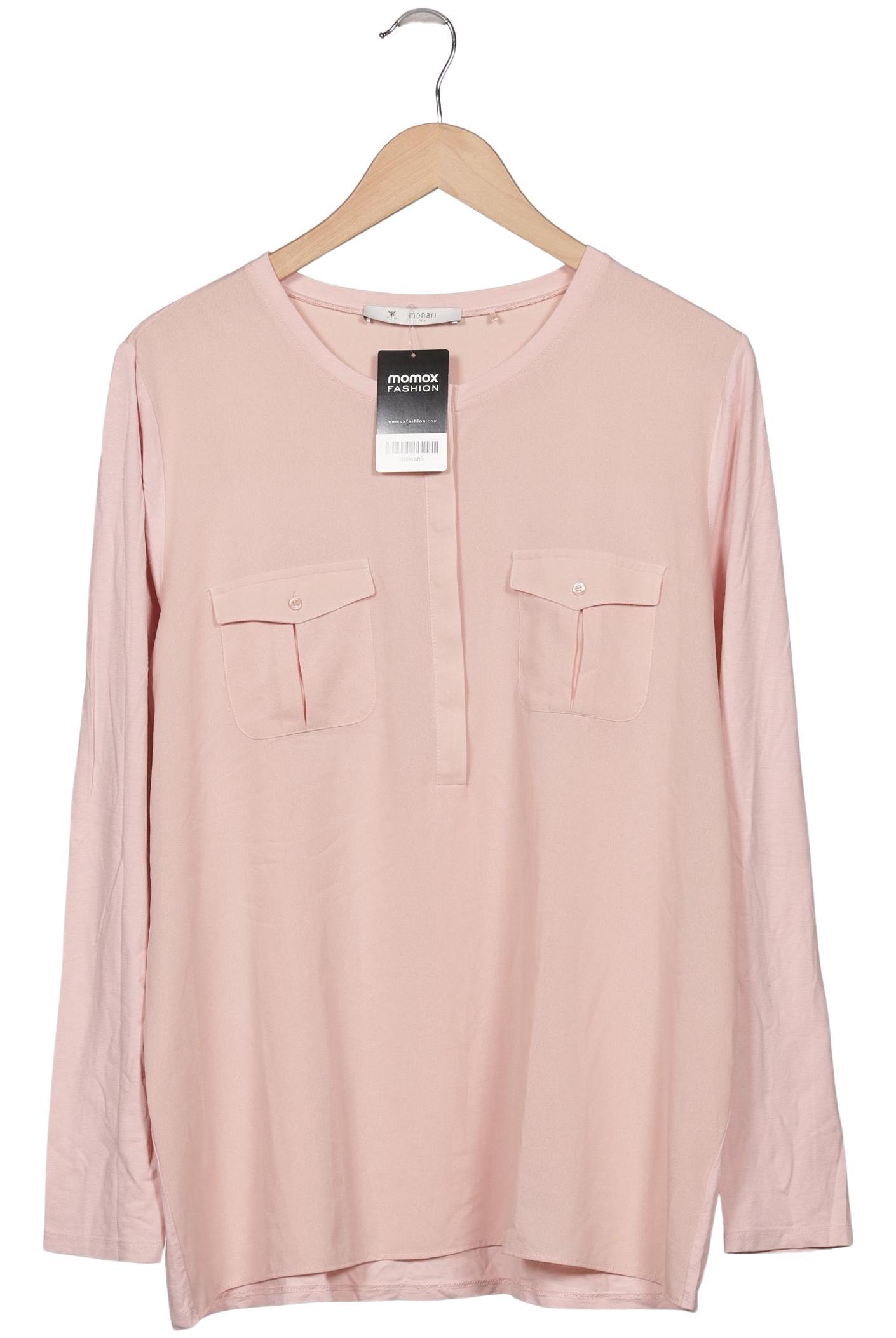 

monari Damen Langarmshirt, pink, Gr. 46