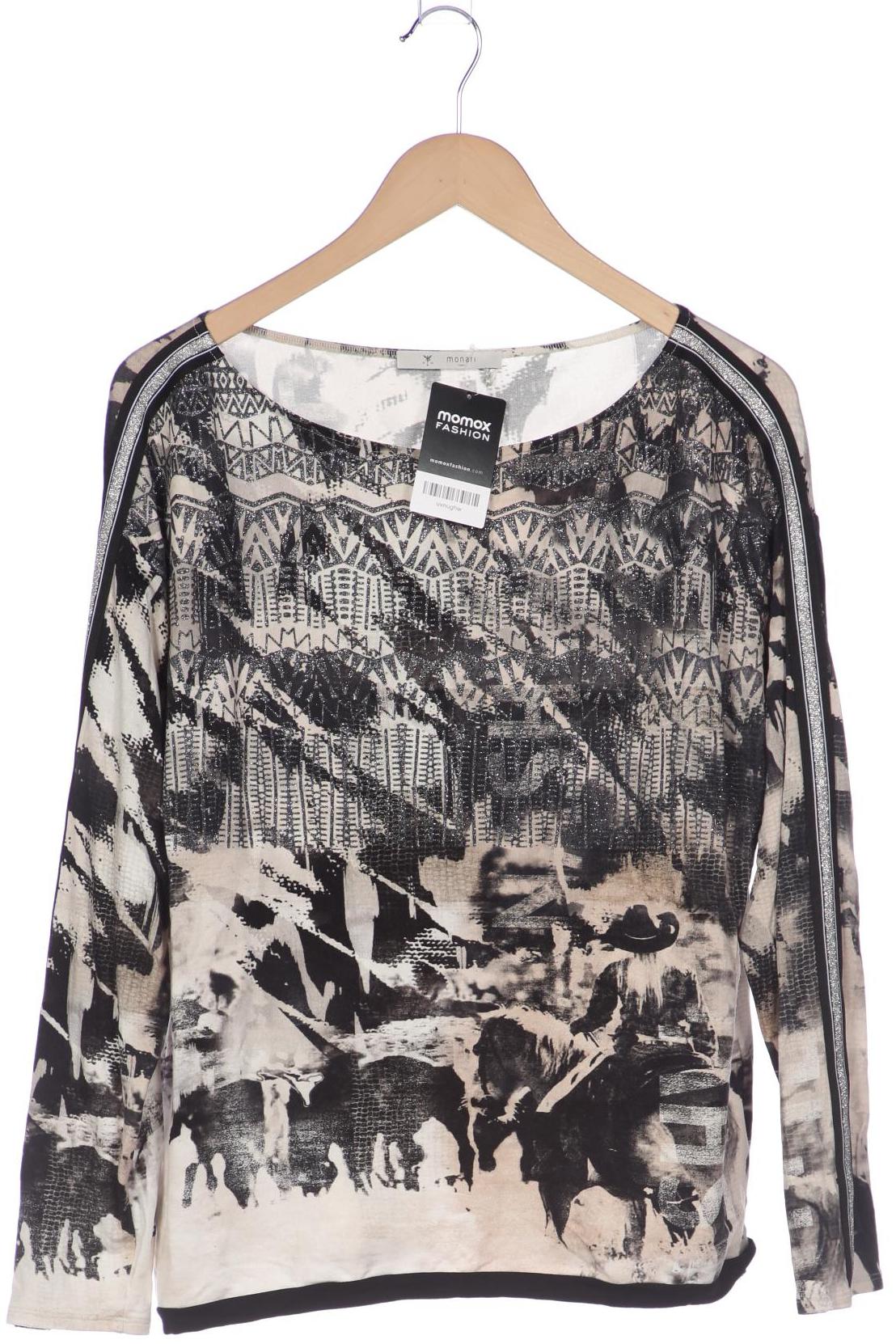 

monari Damen Langarmshirt, grau