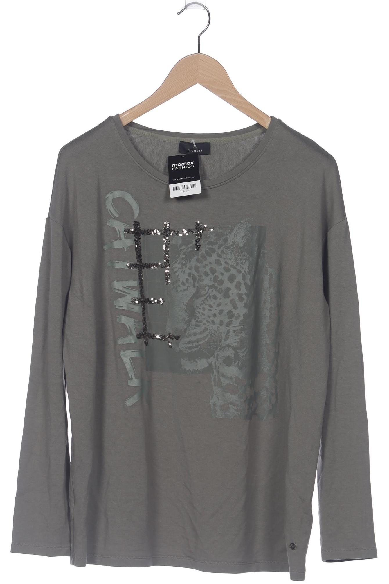 

monari Damen Langarmshirt, grün, Gr. 44