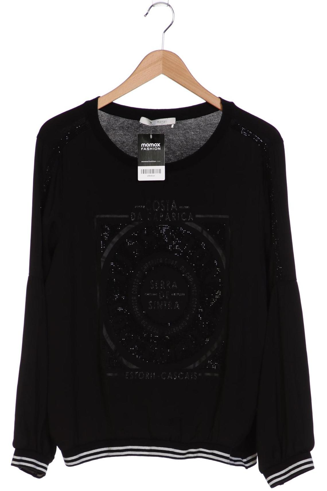 

monari Damen Langarmshirt, schwarz