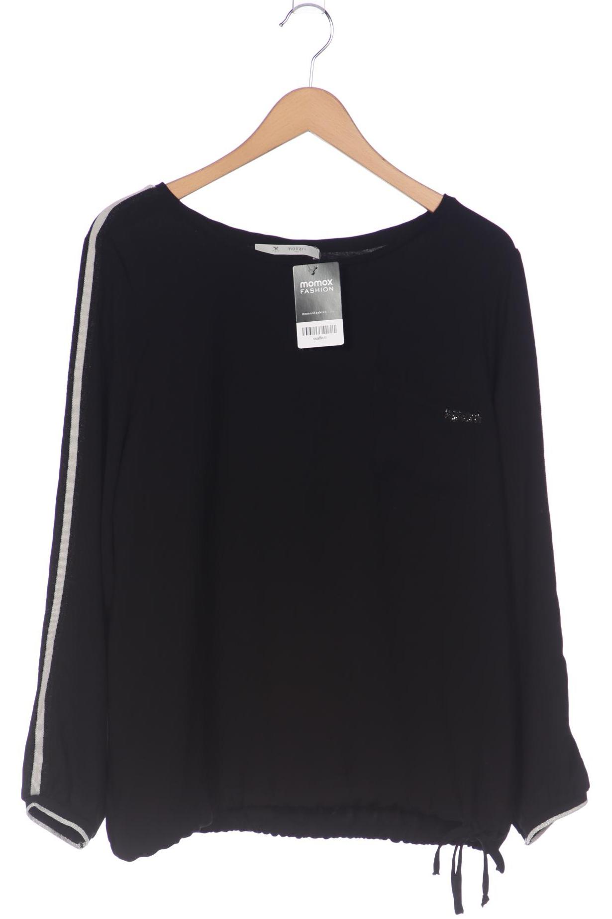 

monari Damen Langarmshirt, schwarz, Gr. 44