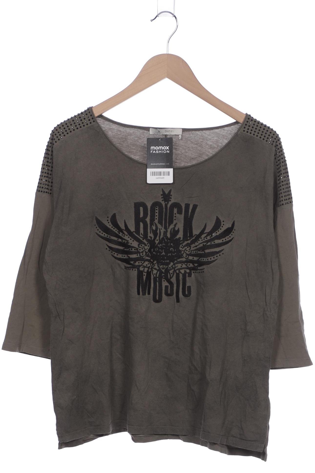 

monari Damen Langarmshirt, grün, Gr. 42