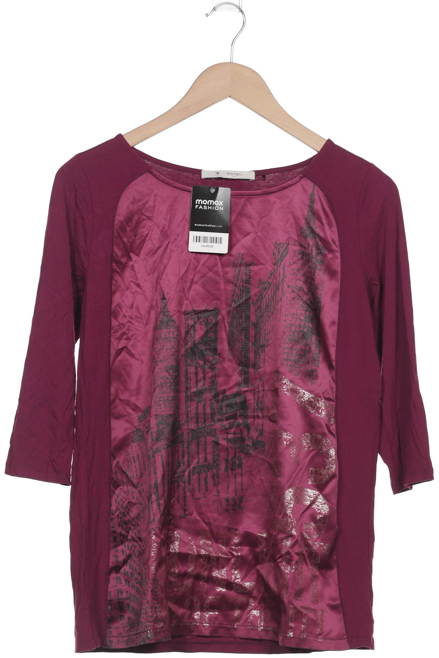 

monari Damen Langarmshirt, pink, Gr. 36